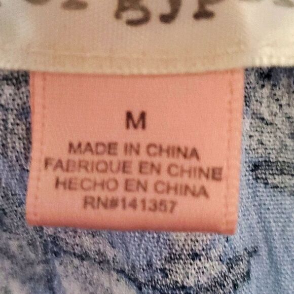 Band of Gypsies Blue Floral Boho Romantic Ruffly Tiered Mini Dress - Picture 11 of 12